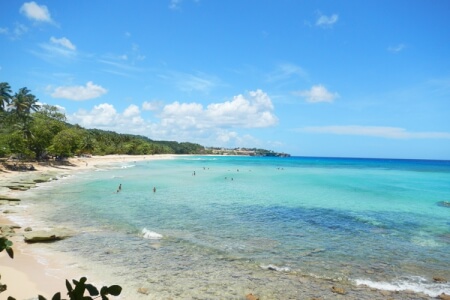 Playa Grande, l'une des plus belles plages de la côte nord de la République dominicaine.